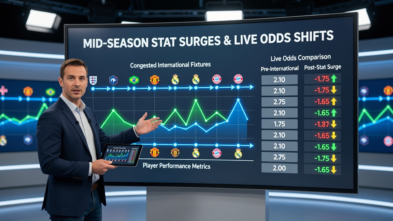 Live odds movement charts during congested international windows